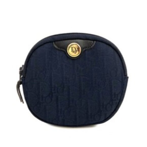 Dior Trotter Mini Navy Pouch - Picture 1 of 5